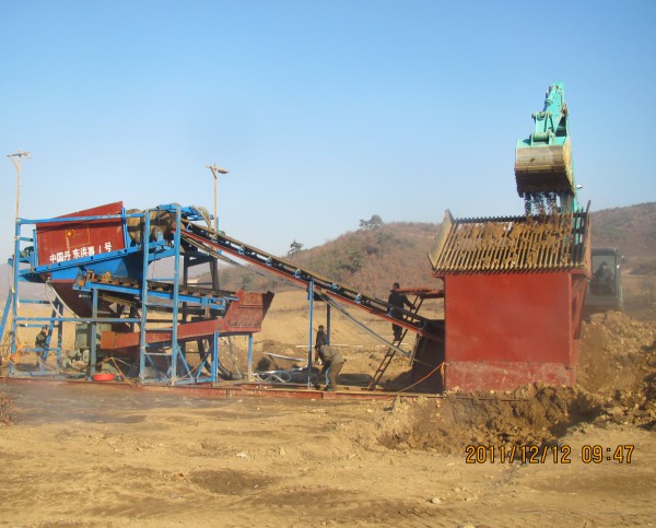 沙金礦選金設備,沙金開采生產線